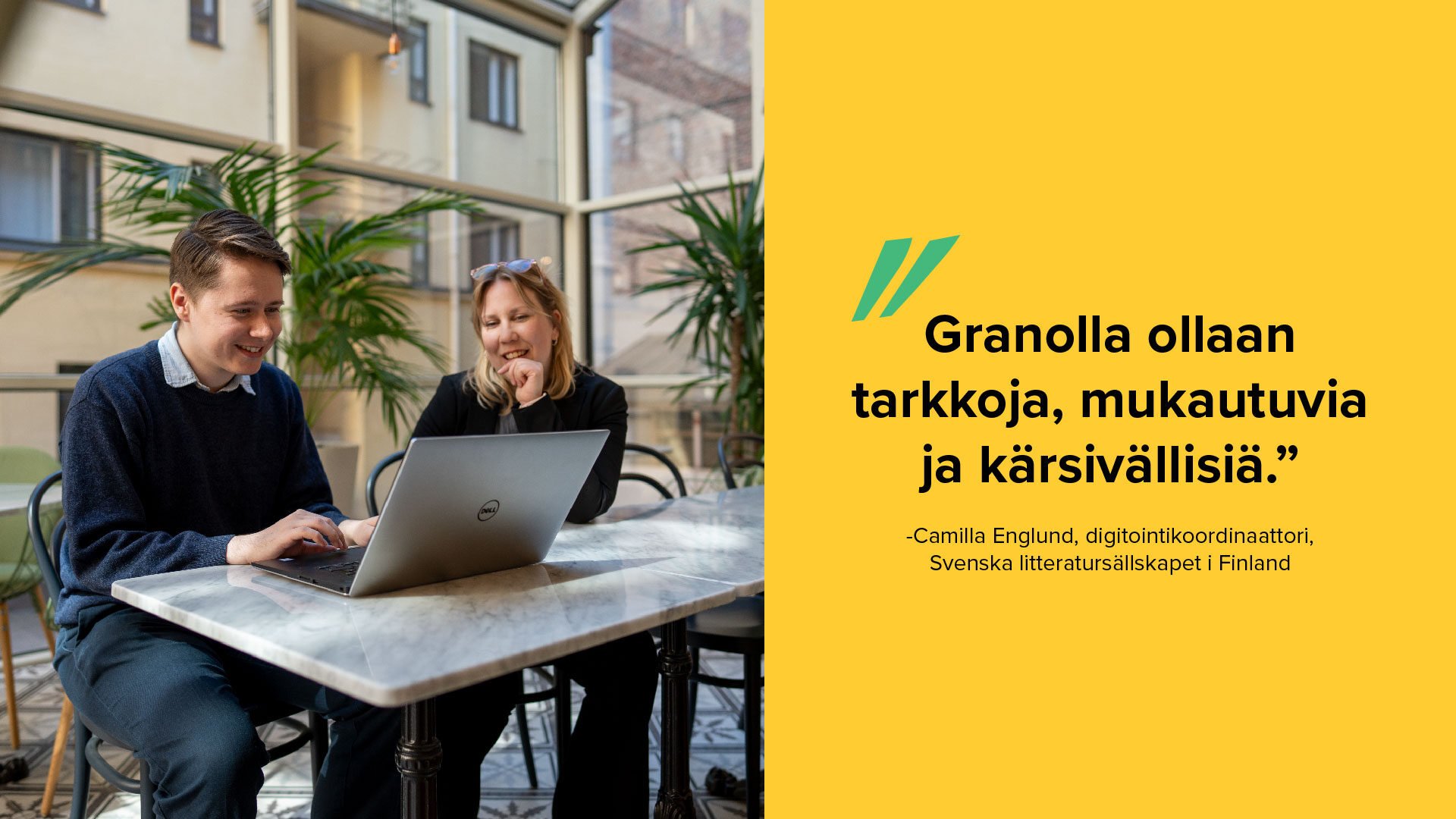 Digitointi on tarkkaa käsityötä – SLS tyytyväinen Granoon