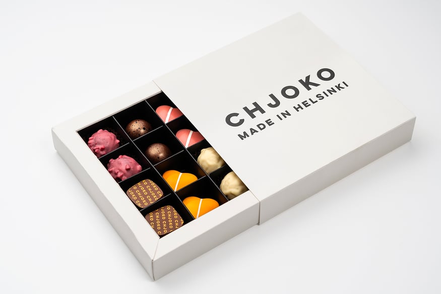Suklaatehdas Chjoko luottaa Granon osaamiseen vastuullisesti valmistetuissa pakkauksissa