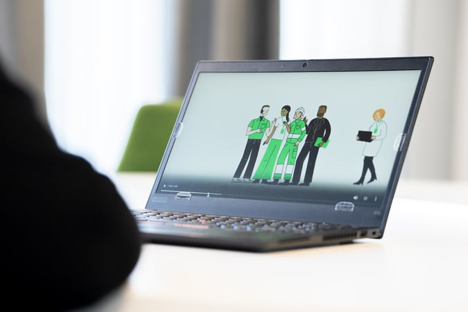 Animated video supports the launch of Fortum's new business culture