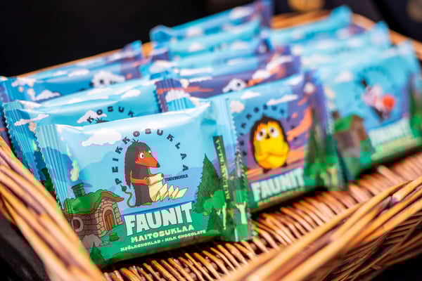 Fauni-peikot seikkailevat jälleen Kultasuklaan peikkosuklaassa