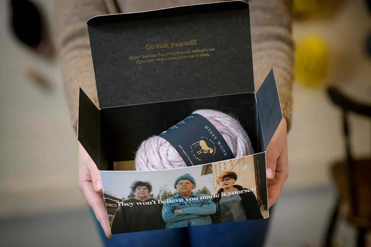 Grano toteutti Myssyfarmille innovatiivisen Myssy MyKnit -pakkauksen