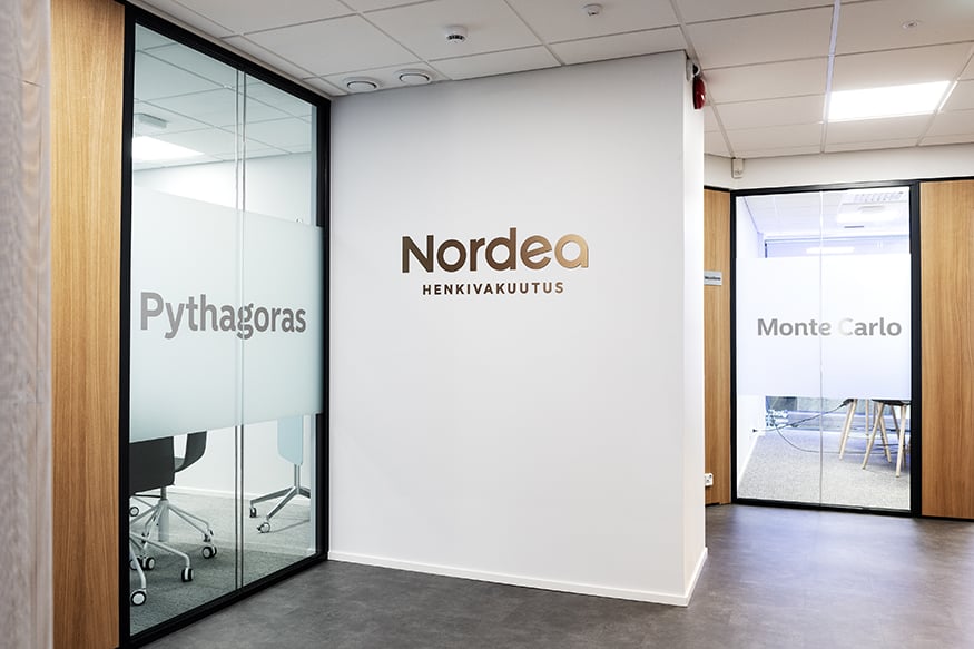 Kunnianhimoiset tavoitteet saatiin maaliin Nordea Henkivakuutusyhtiön tiloissa.