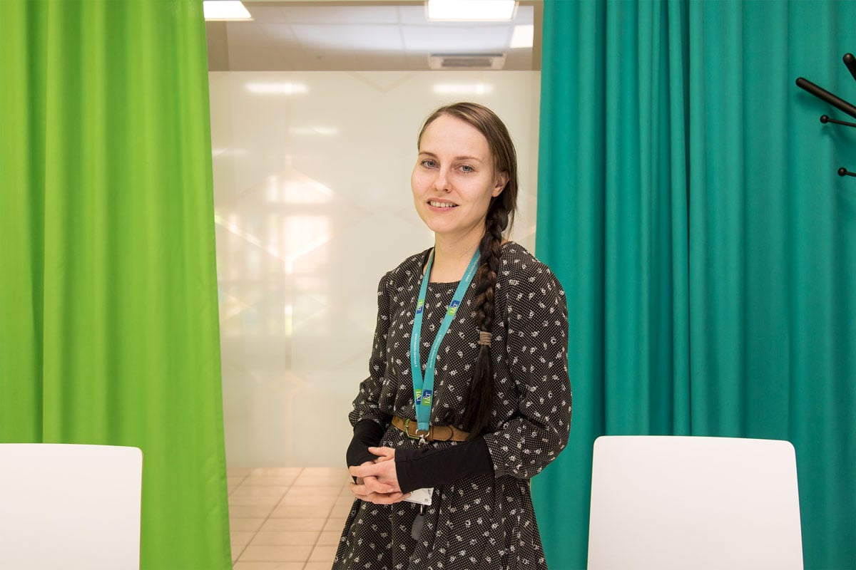 Lassila & Tikanojan muutosrakentamisen liiketoimintapäällikkö ja sisustusarkkitehti Mari Järvenpää.