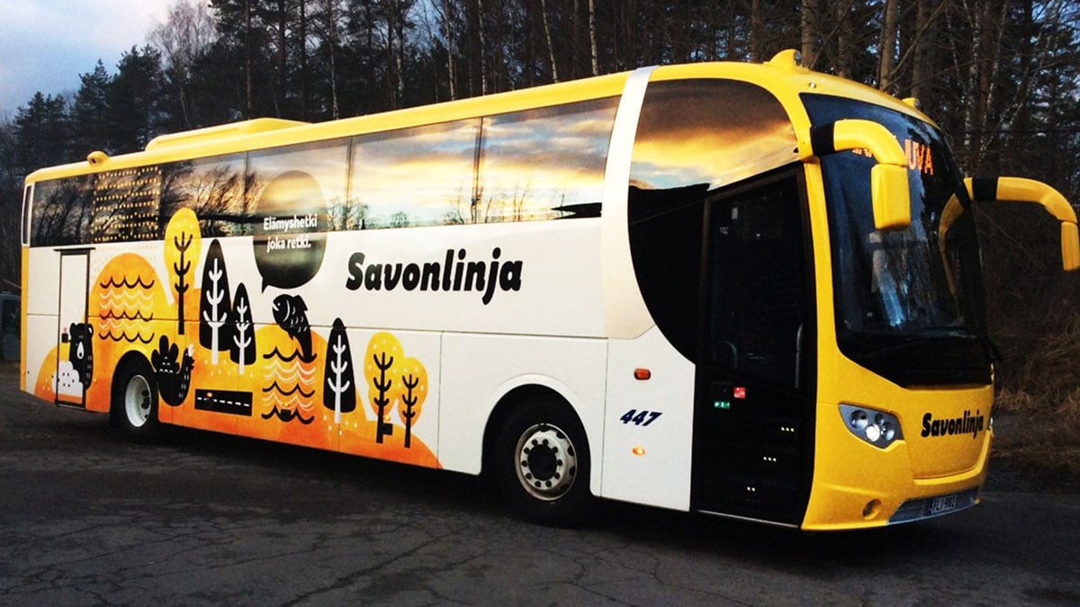 Grano toteutti Savonlinjan linja-auto teippaukset