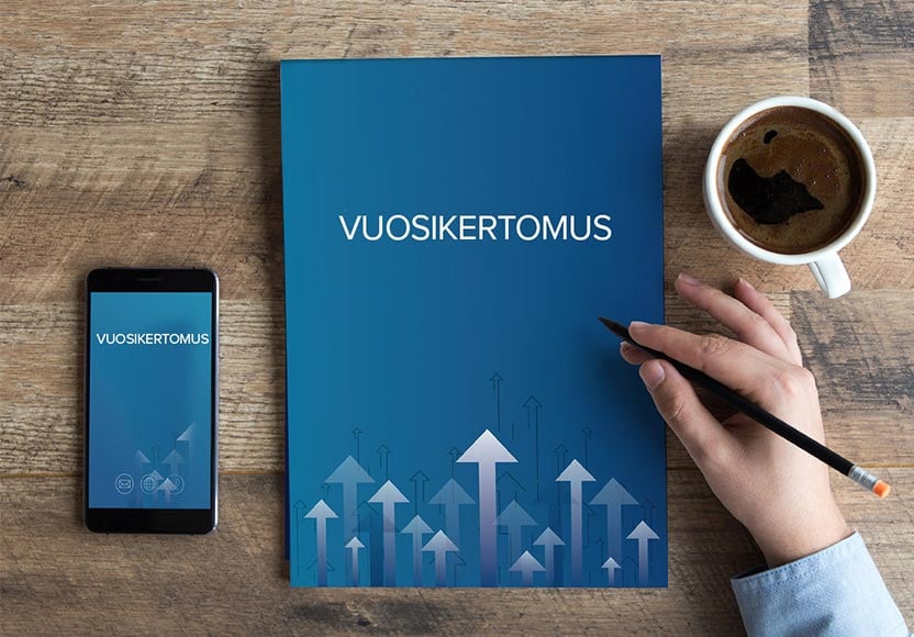 Vuosikertomukset ja raportit, painettuna ja e-julkaisuna