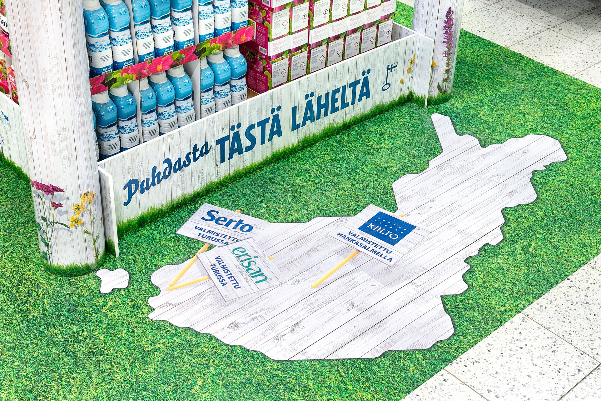 KiiltoClean halusi kertoa kuluttaja-asiakkailleen, että tuotteet valmistetaan lähellä Suomessa.