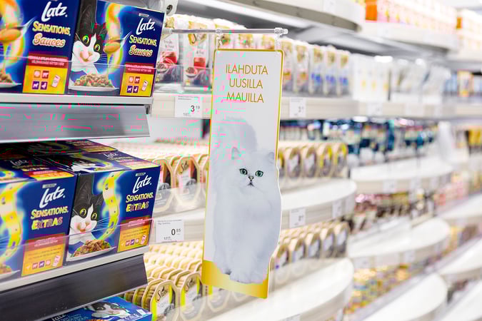 Innostavaa myymälämarkkinointia Nestlé Purina PetCarelle