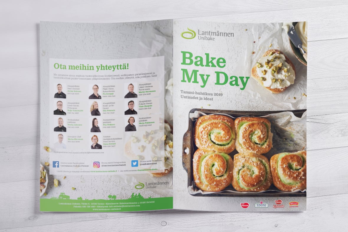 Lantmännen Unibake Bake My Day 1/2019 Grano Retail & Creative Referenssi