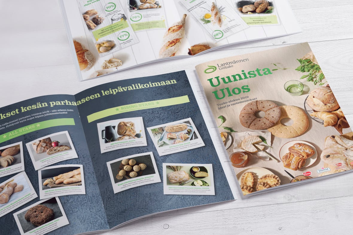 Lantmännen Unibake Uunista Ulos 2/2019 Esite Grano Retail & Creative Referenssi Case