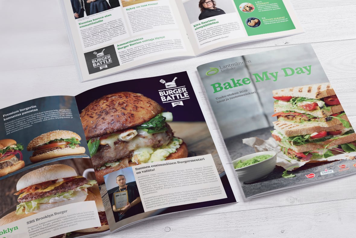 Lantmännen Unibake Bake My Day 2/2019 Esite Grano Retail & Creative Referenssi Case