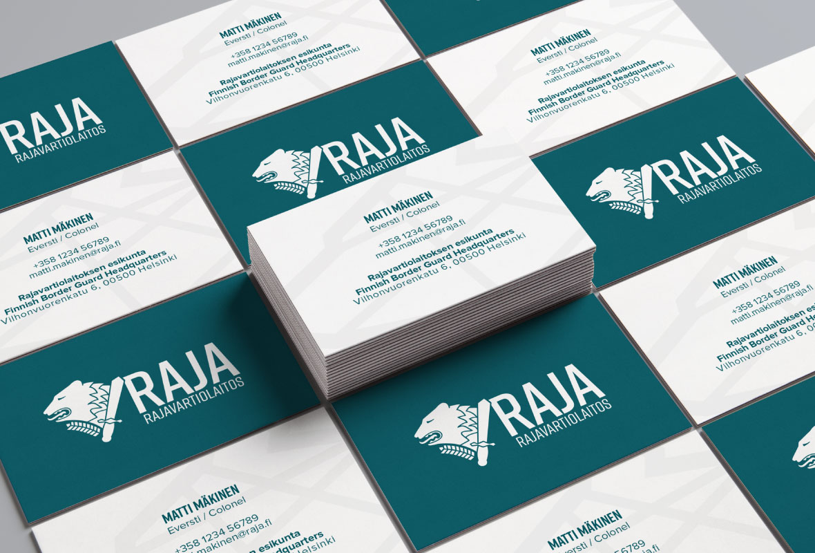 Rajavartiolaitos Grano Yritysilme Logo Typografia Värit Uudistus Case Referenssi
