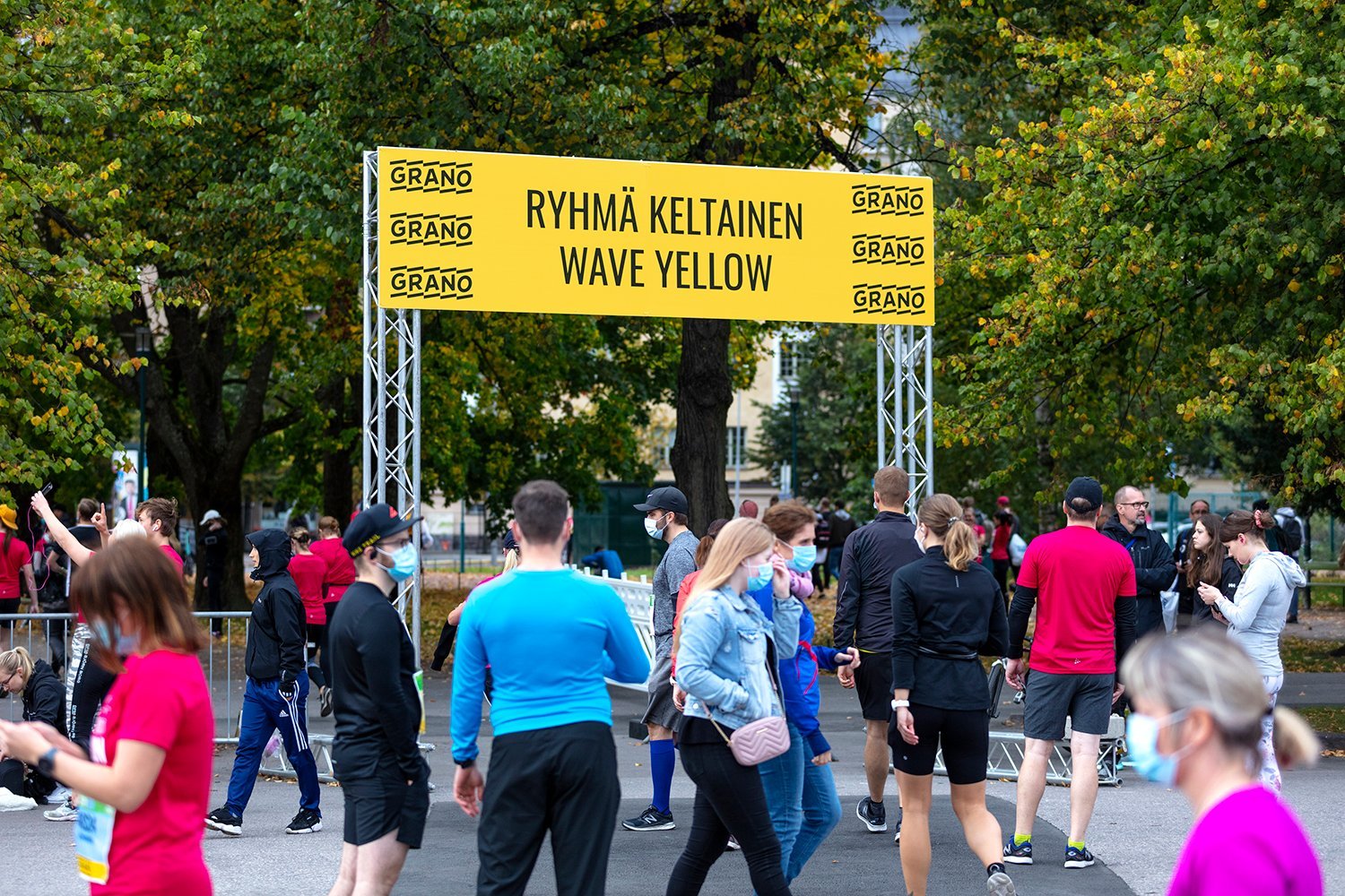 Ryhmä keltainen oli valmiina!